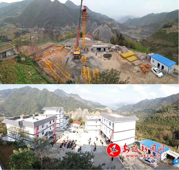 堰門鎮(zhèn)長征村安置點(diǎn)新舊貌.jpg